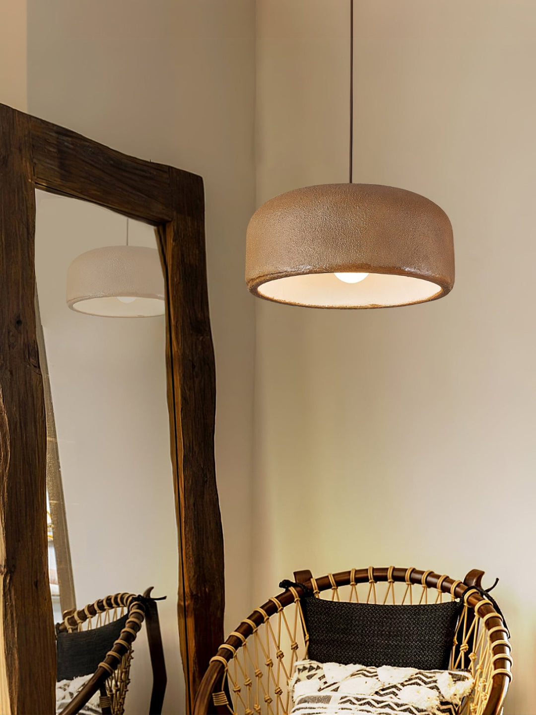 Khmara Resin Dome Pendant Lamp - Vakkerlight