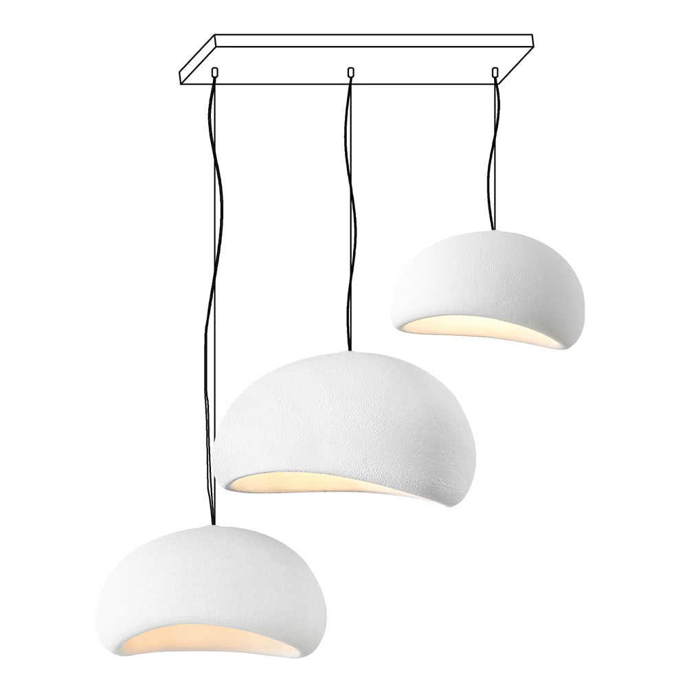 Lampadario combinato khmara grezzo