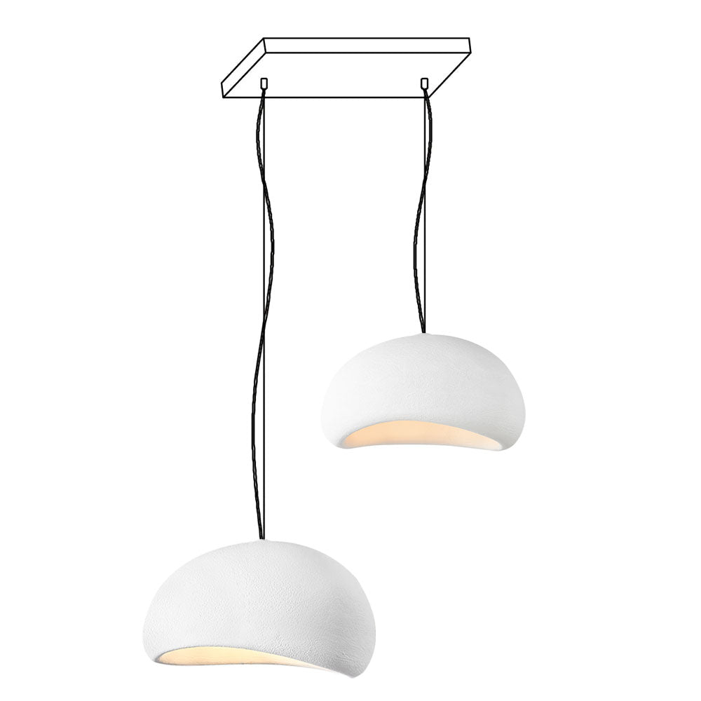 Lampadario combinato khmara grezzo