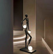 Kicking Ball Sculpture Character Floor Lamp - Vakkerlight