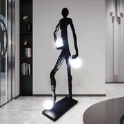 Kicking Ball Sculpture Character Floor Lamp - Vakkerlight