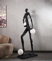 Kicking Ball Sculpture Character Floor Lamp - Vakkerlight