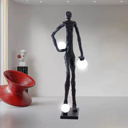 Kicking Ball Sculpture Character Floor Lamp - Vakkerlight