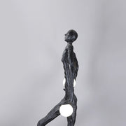 Kicking Ball Sculpture Character Floor Lamp - Vakkerlight