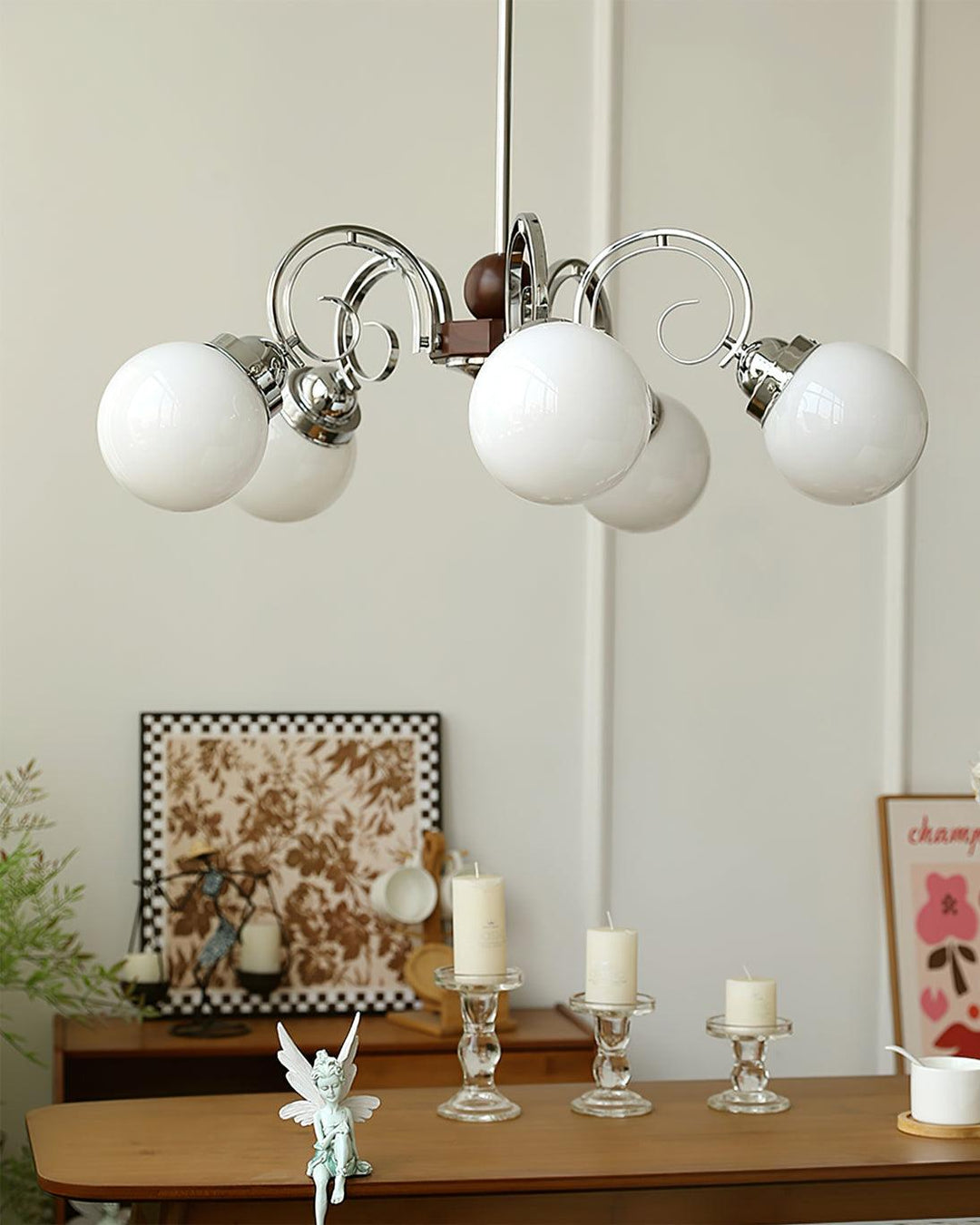 Kotter Cream Chandelier - Vakkerlight