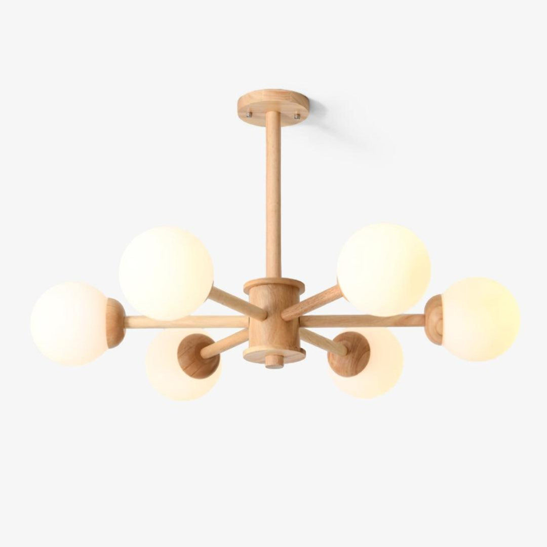 Kozan Wooden Chandelier - Vakkerlight