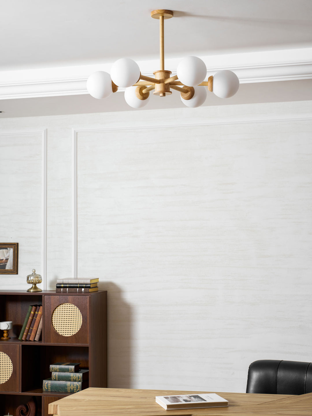 كوزان الثريا الخشبية