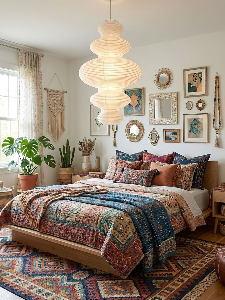 Kozo Paper Metal Pendant Lamp – detail 4