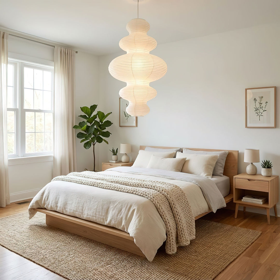 Kozo Paper Metal Pendant Lamp – detail 5