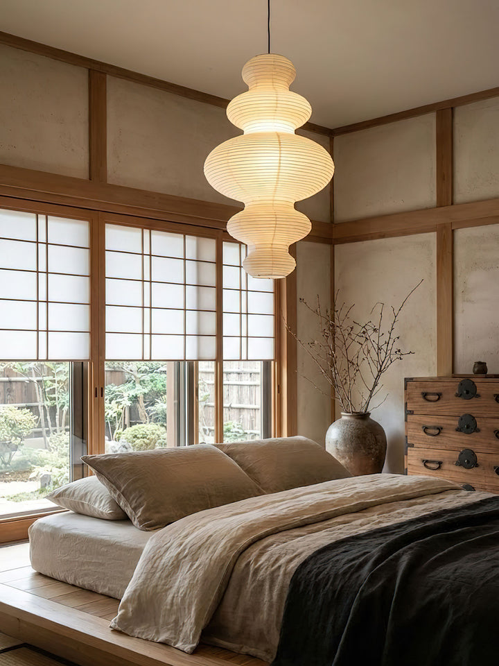 Kozo Paper Metal Pendant Lamp – detail 6