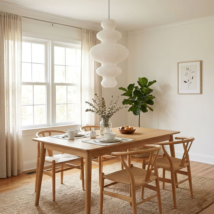 Kozo Paper Metal Pendant Lamp – detail 7