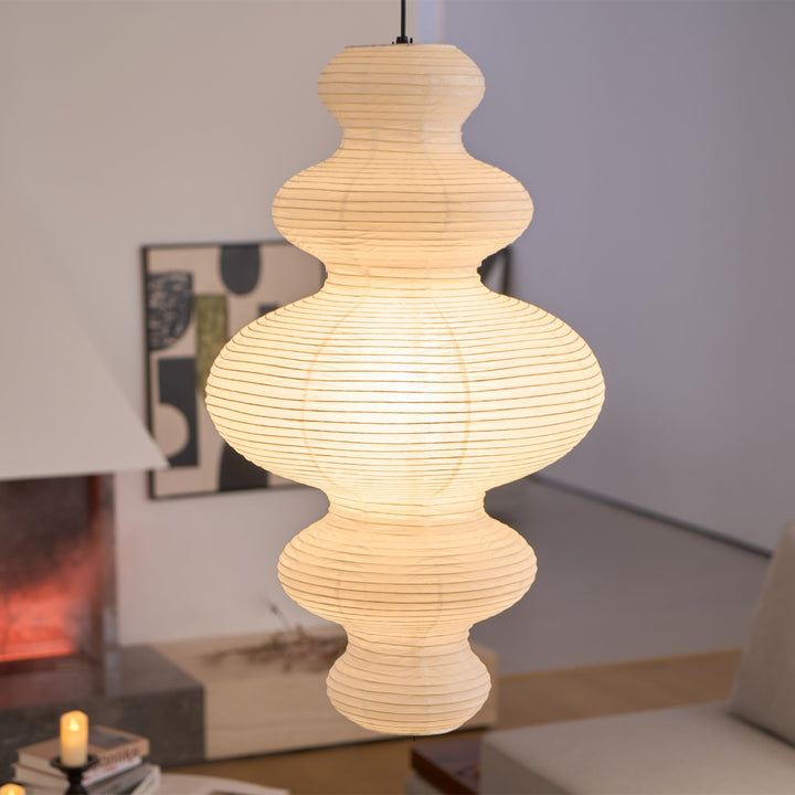 Kozo Paper Metal Pendant Lamp – detail 8