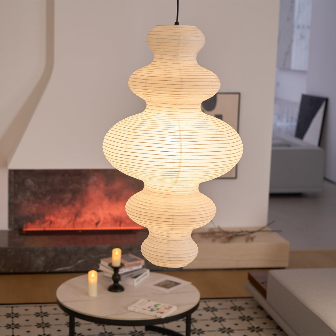 Kozo Paper Metal Pendant Lamp – detail 10