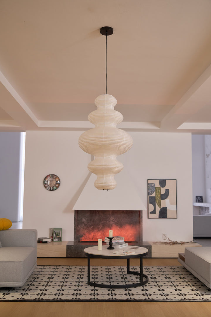 Kozo Paper Metal Pendant Lamp – detail 19