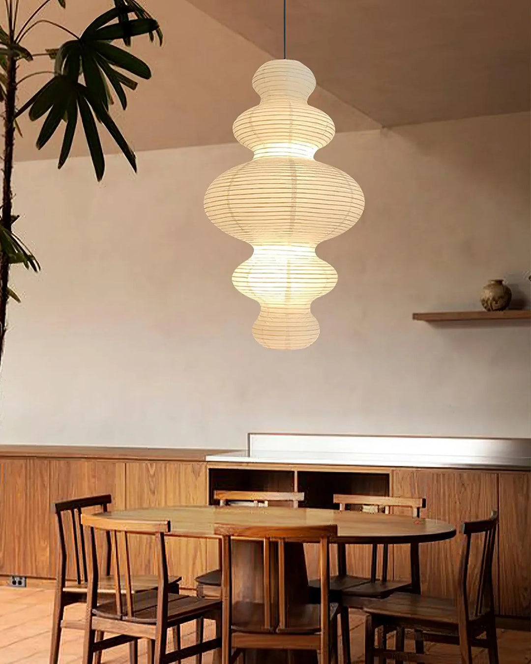 Kozo Paper Metal Pendant Lamp – detail 23