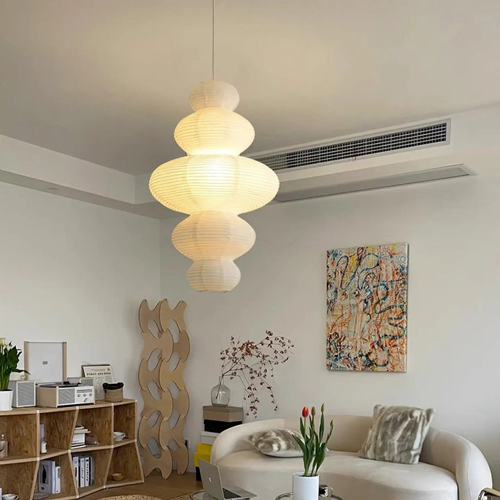Kozo Paper Metal Pendant Lamp – detail 30
