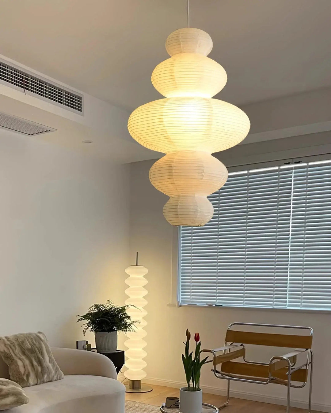 Kozo Paper Metal Pendant Lamp – detail 33