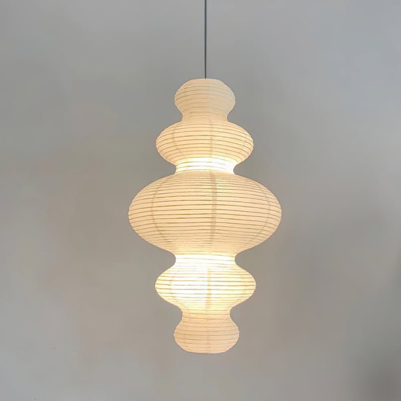 Kozo Paper Tower Swag Pendant – detail 13