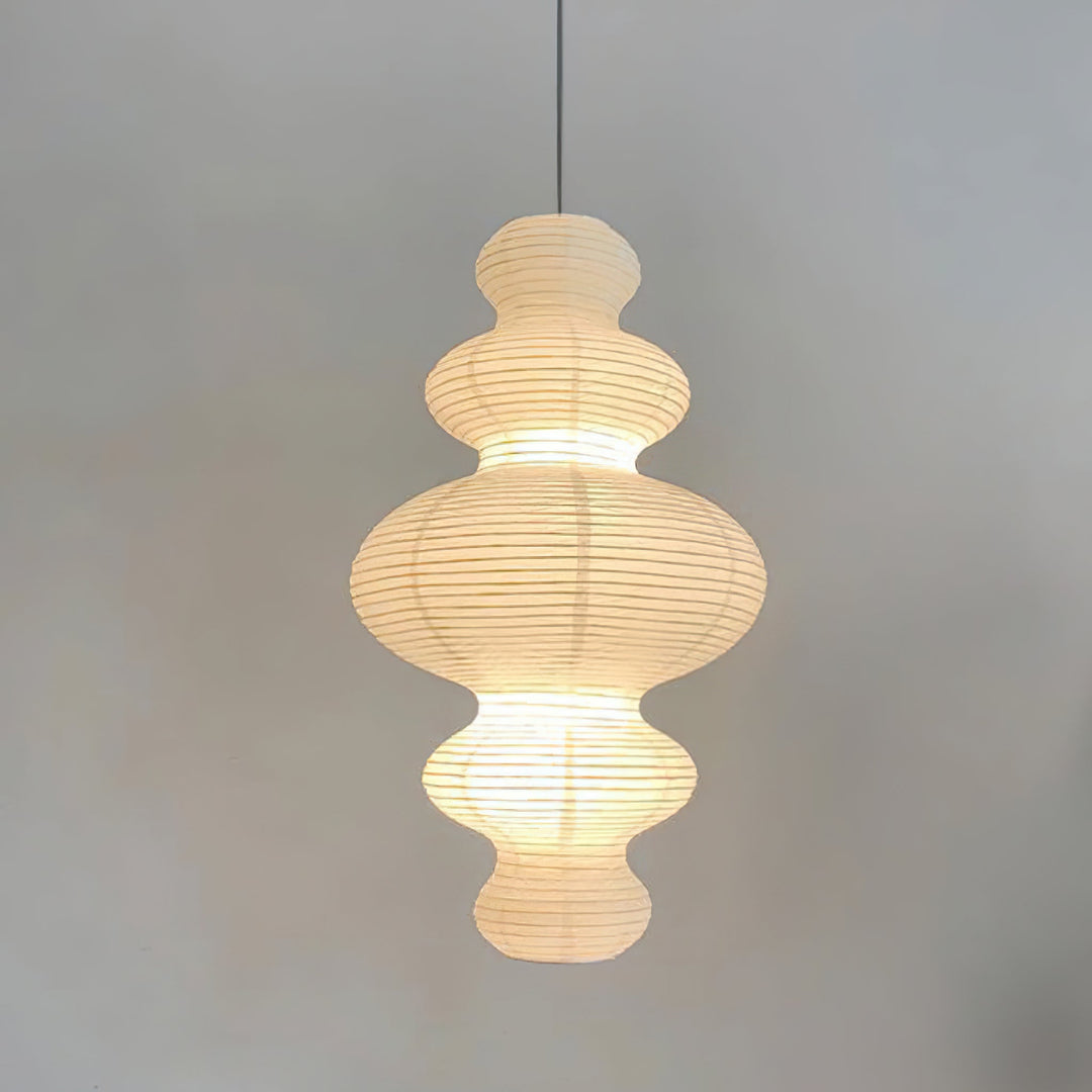 Kozo Paper Tower Swag Pendant – detail 25