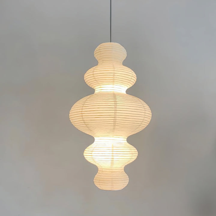 Kozo Paper Tower Swag Pendant – detail 25