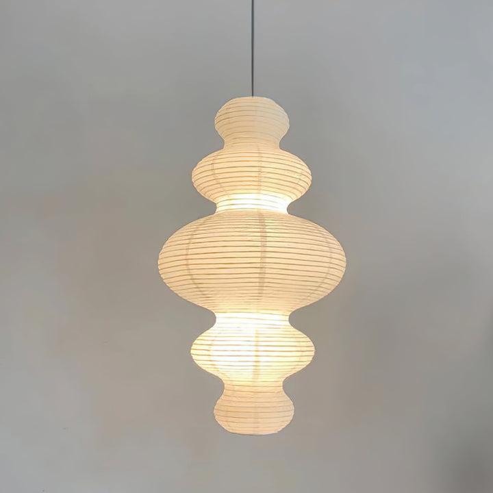 Kozo Paper Tower Swag Pendant – detail 29