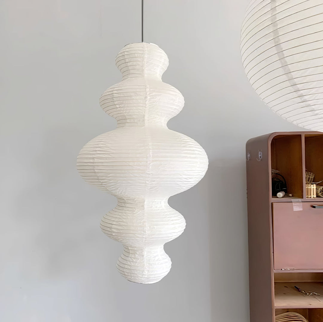 Kozo Paper Tower Swag Pendant – detail 33