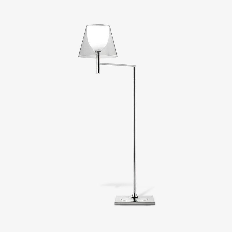 Chrome Prism Bending Floor Light - Vakkerlight