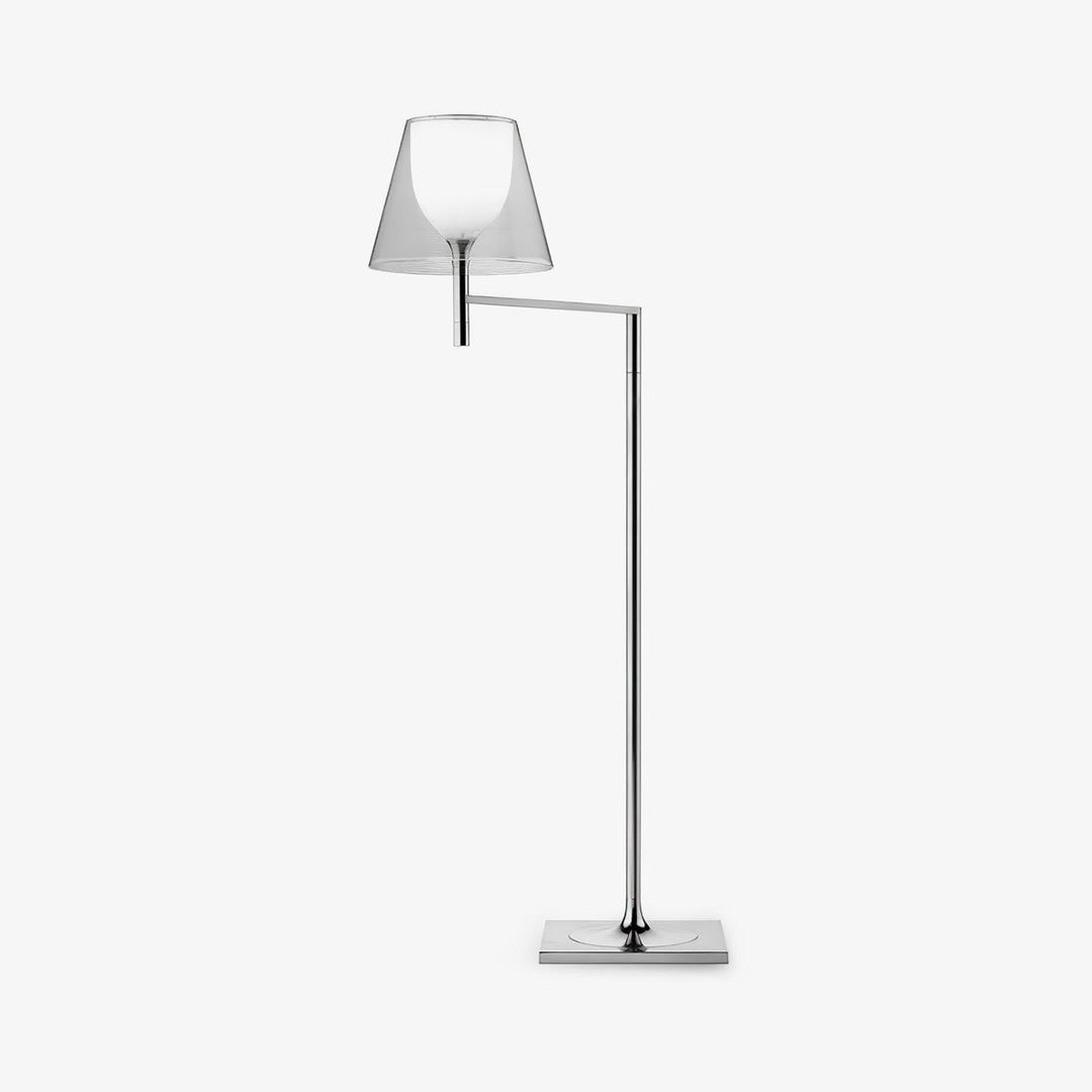 Chrome Prism Bending Floor Light - Vakkerlight