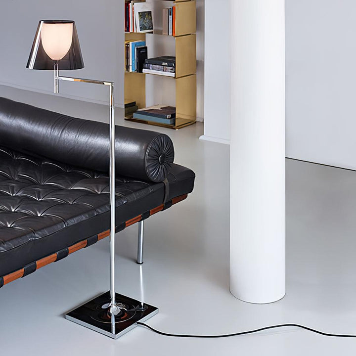 Chrome Prism Bending Floor Light - Vakkerlight