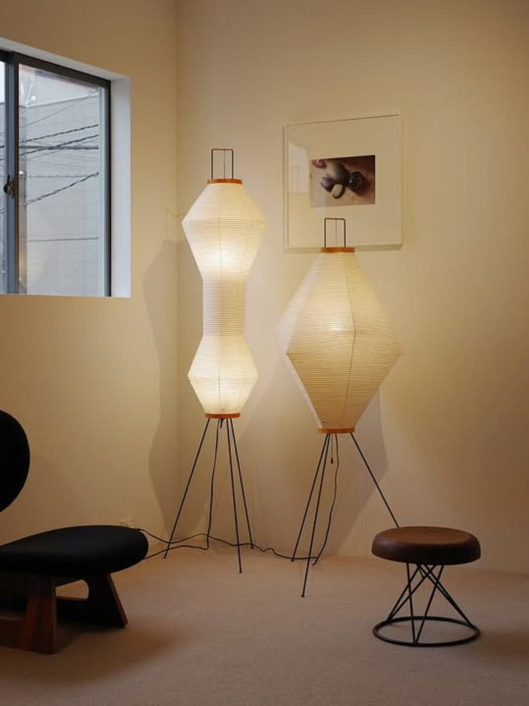 Kumo 13A Paper Floor Lamp - Vakkerlight
