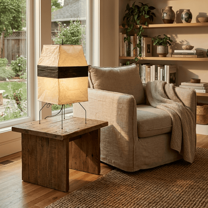 Kumo Paper Shade Table &amp; Floor Lamp - Vakkerlight
