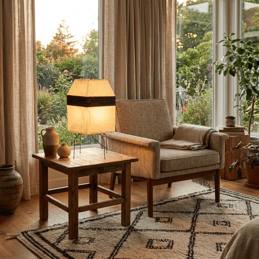 Kumo Paper Shade Table &amp; Floor Lamp - Vakkerlight