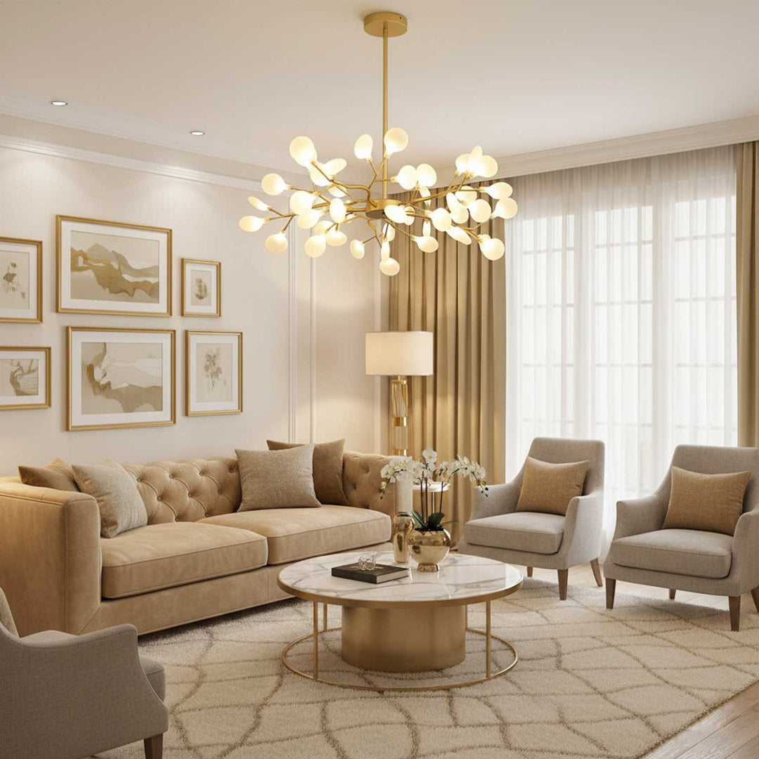 LED Firefly Sputnik Chandelier - Vakkerlight