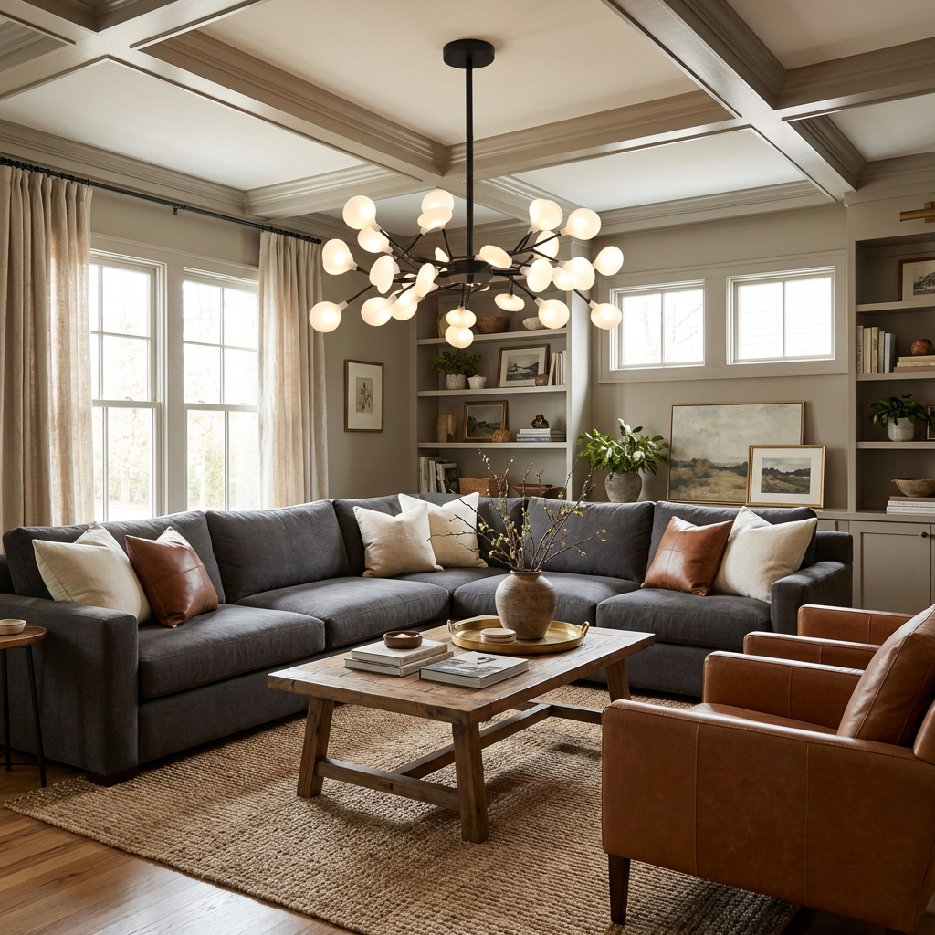 LED Firefly Sputnik Chandelier