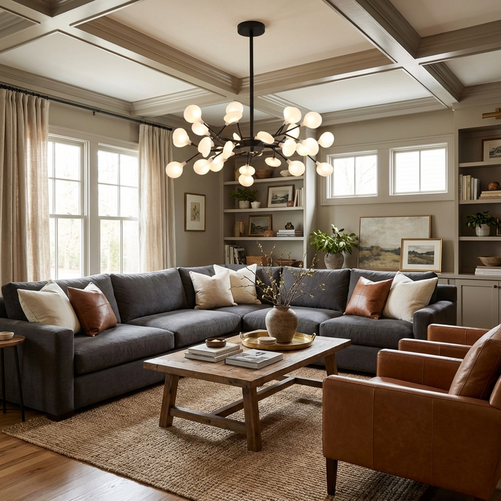 LED Firefly Sputnik Chandelier