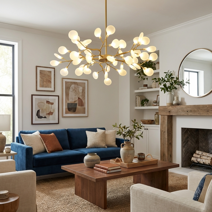 LED Firefly Sputnik Chandelier