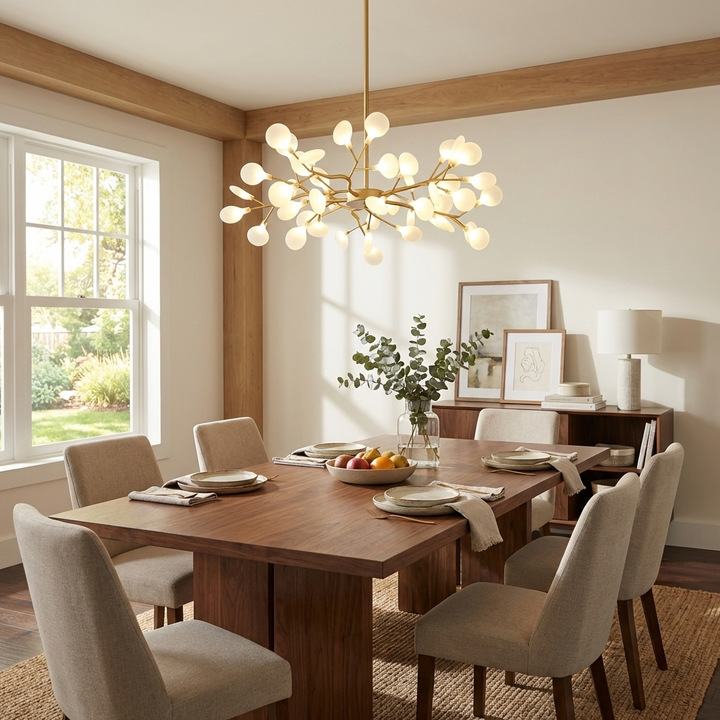 LED Firefly Sputnik Chandelier