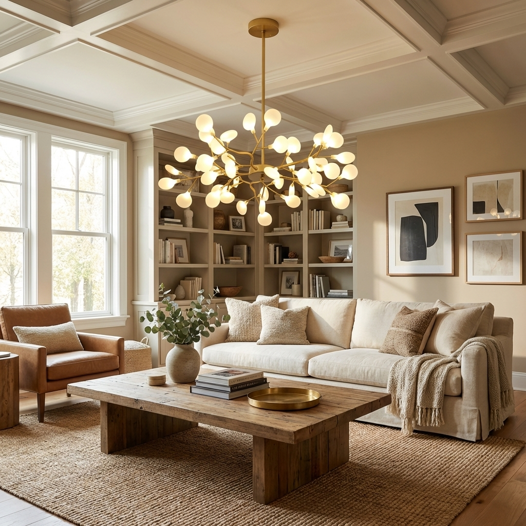 LED Firefly Sputnik Chandelier