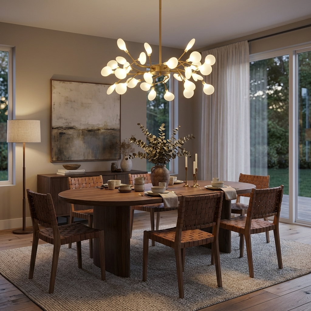 LED Firefly Sputnik Chandelier