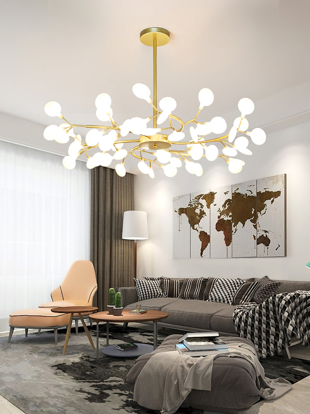 LED Firefly Sputnik Chandelier - Vakkerlight