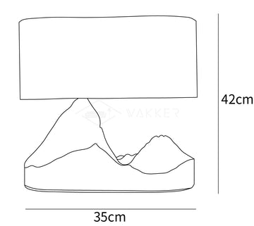 Landscape Tafellamp — Dimension drawings 1