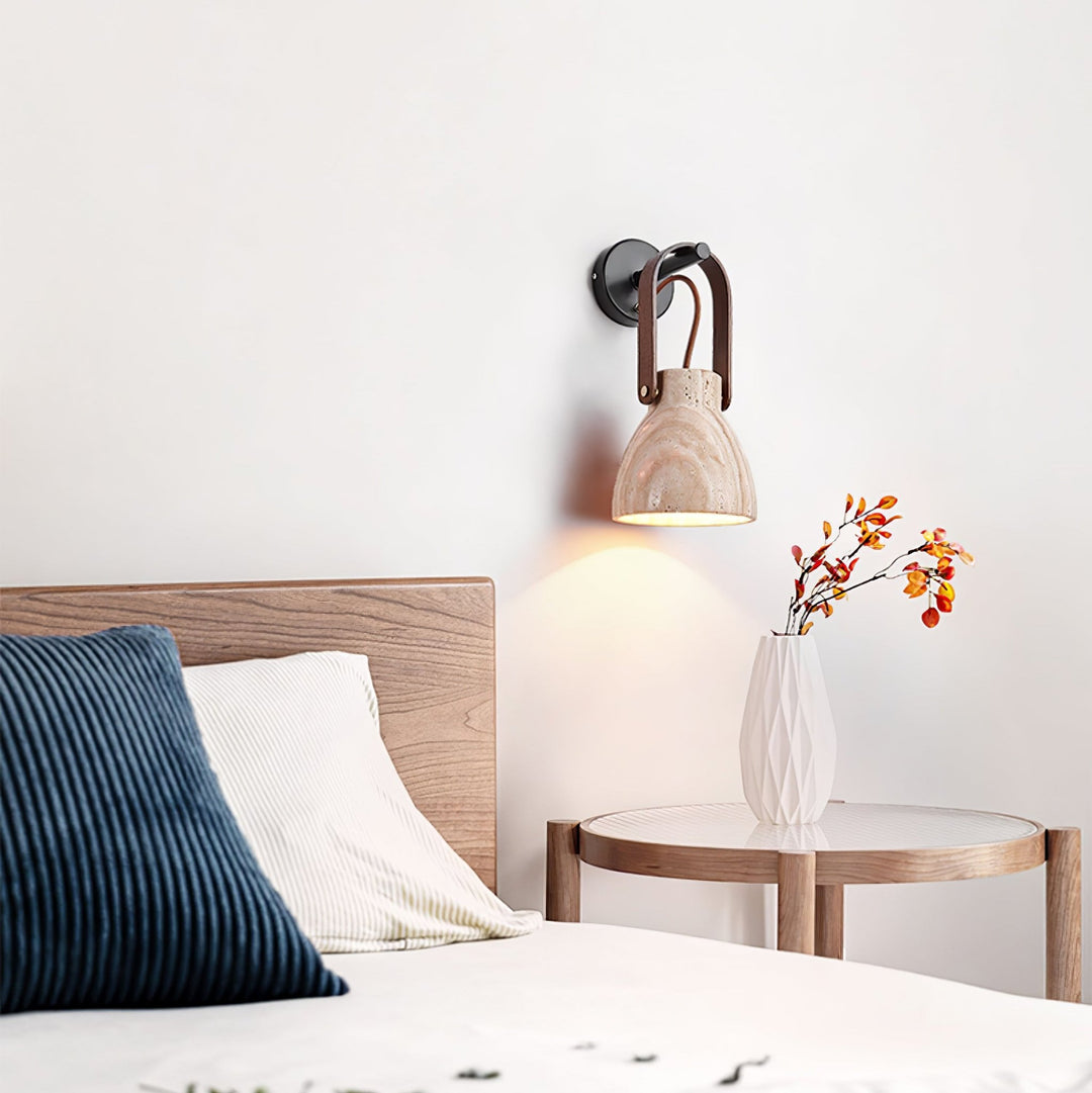 Lanta Arc Stone Sconce - Vakkerlight