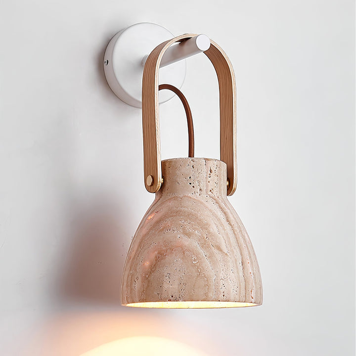 Lanta Arc Stone Sconce - Vakkerlight