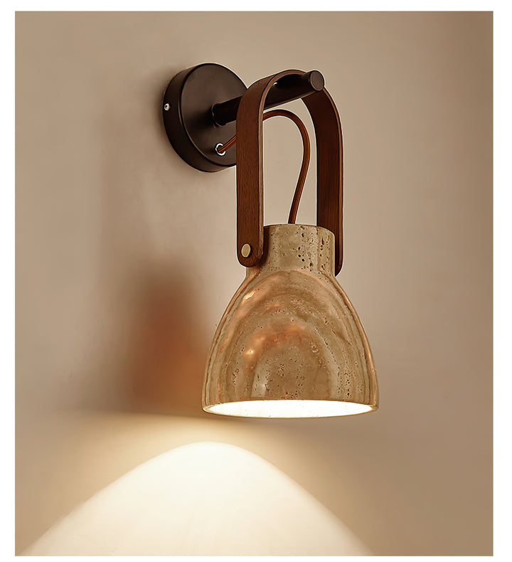 Lanta Arc Stone Sconce - Vakkerlight