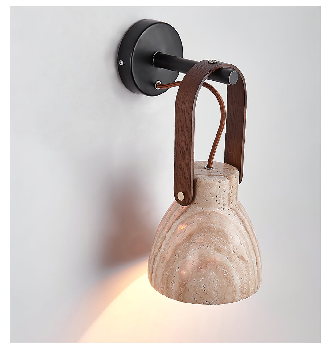 Lanta Arc Stone Sconce - Vakkerlight