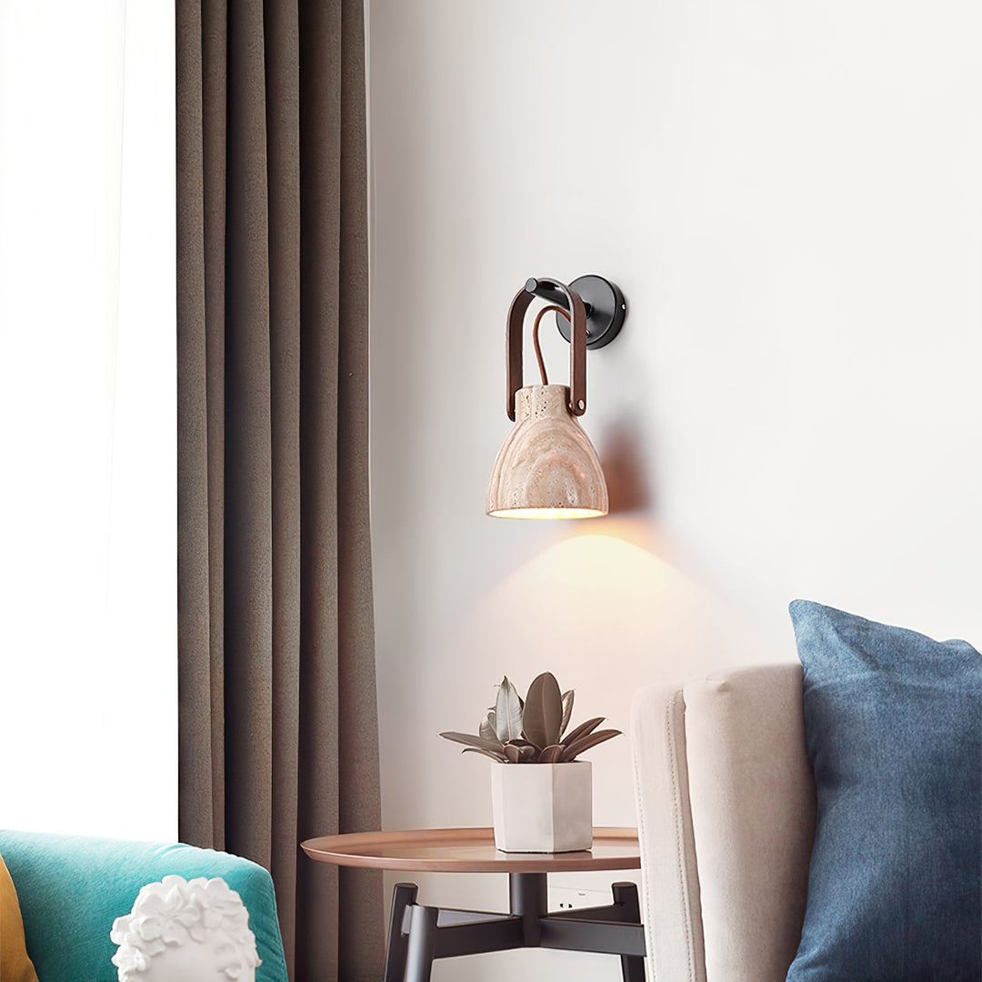 Lanta Arc Stone Sconce - Vakkerlight