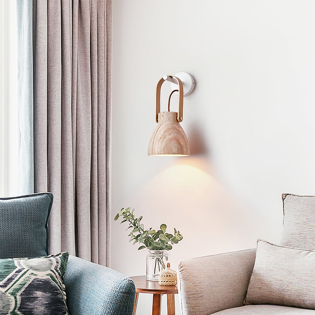 Lanta Arc Stone Sconce - Vakkerlight