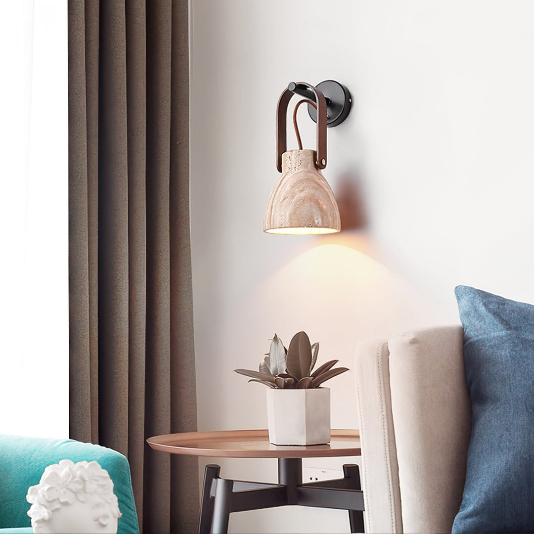 Lanta Arc Stone Sconce - Vakkerlight