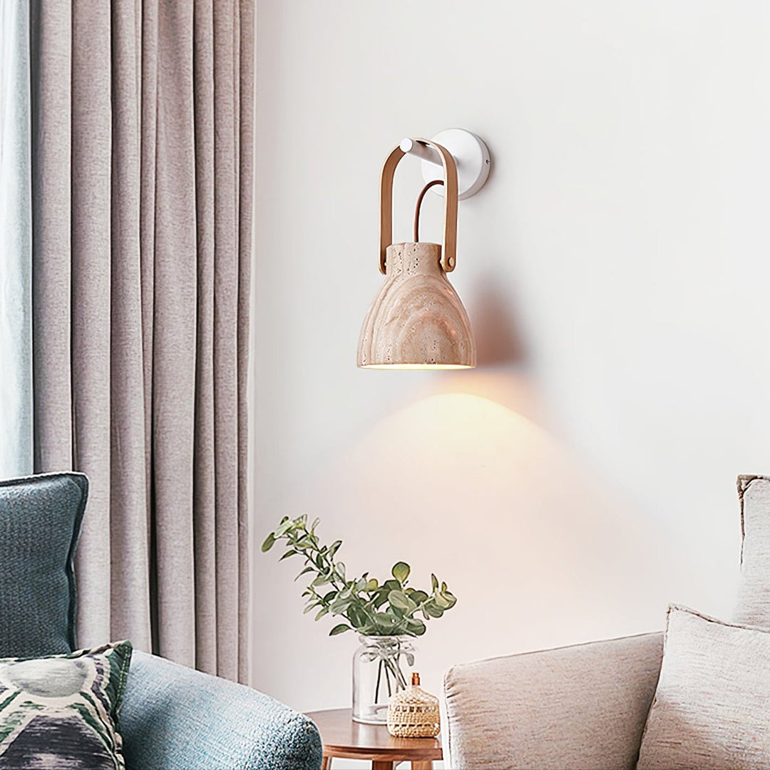 Lanta Arc Stone Sconce - Vakkerlight