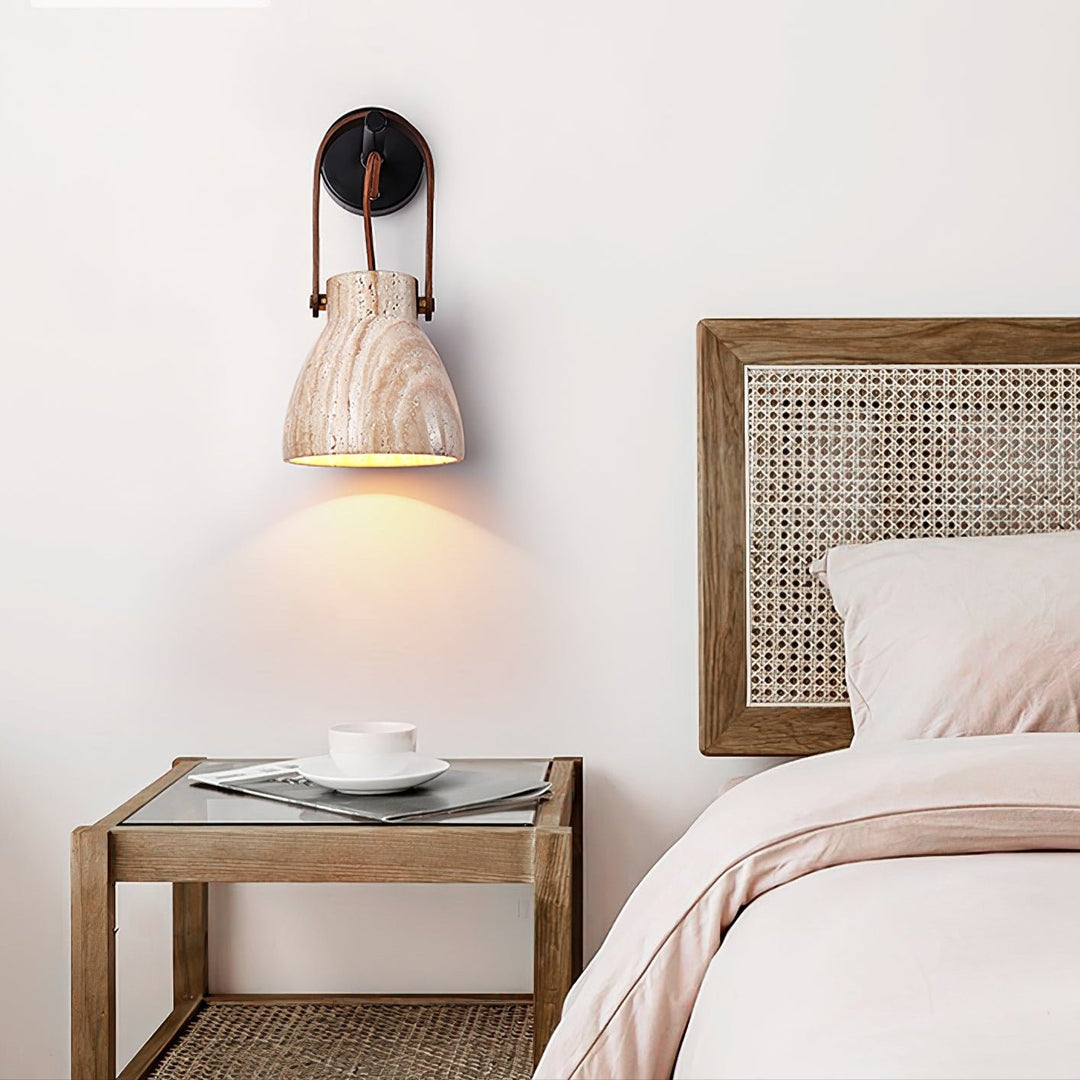 Lanta Arc Stone Sconce - Vakkerlight